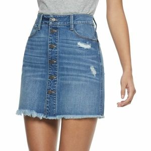 Mudd flx stretch denim skirt size 9